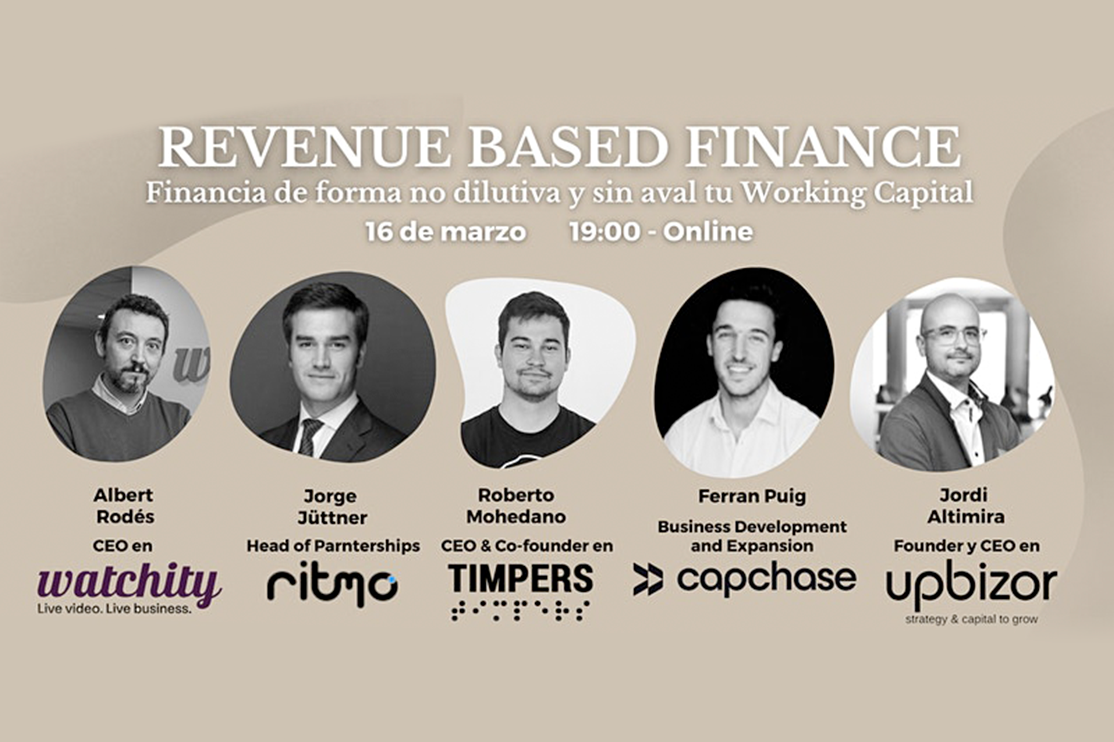 Watchity at the Revenue Based Finance webinar