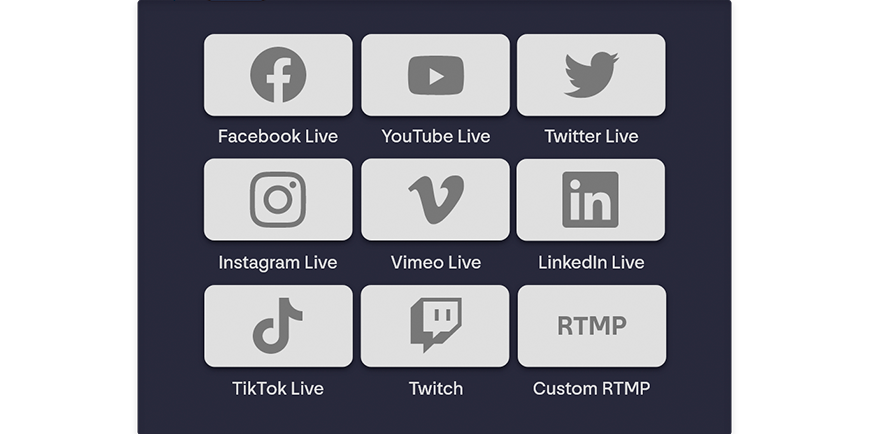 Maximize your audience through multi-streaming to Social Networks